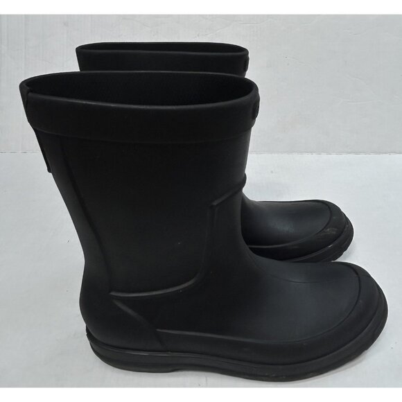Crocs AllCast Rain Boots Mens Size 8 Waterproof Slip On Comfort Pull Tab *FLAWED - Picture 1 of 8
